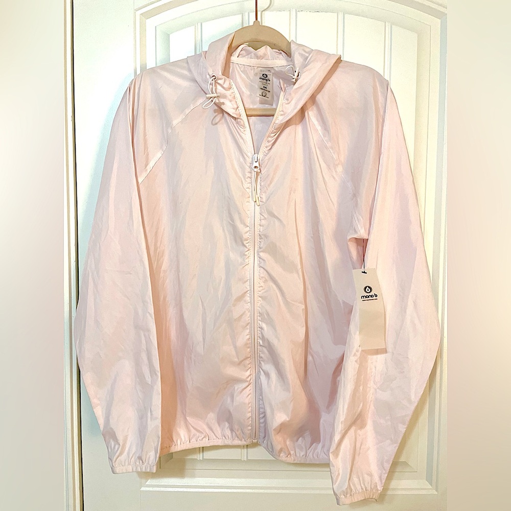 Mono B Blush Pink Hooded Jacket